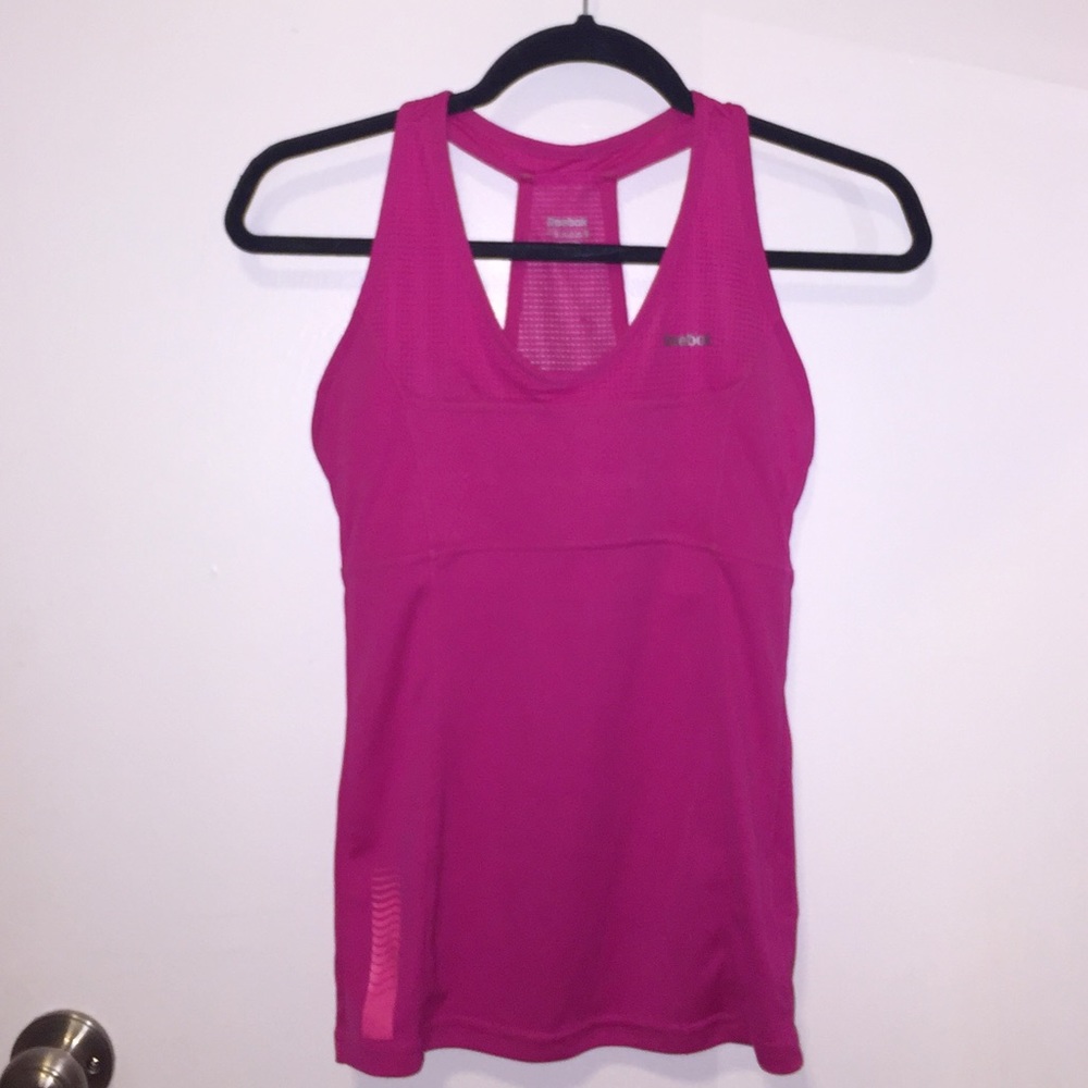Reebok Workout Racerback Tank w/ Built-in Bra
